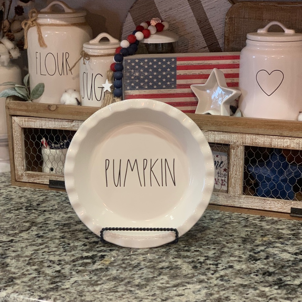 Rae Dunn PUMPKIN pie plate